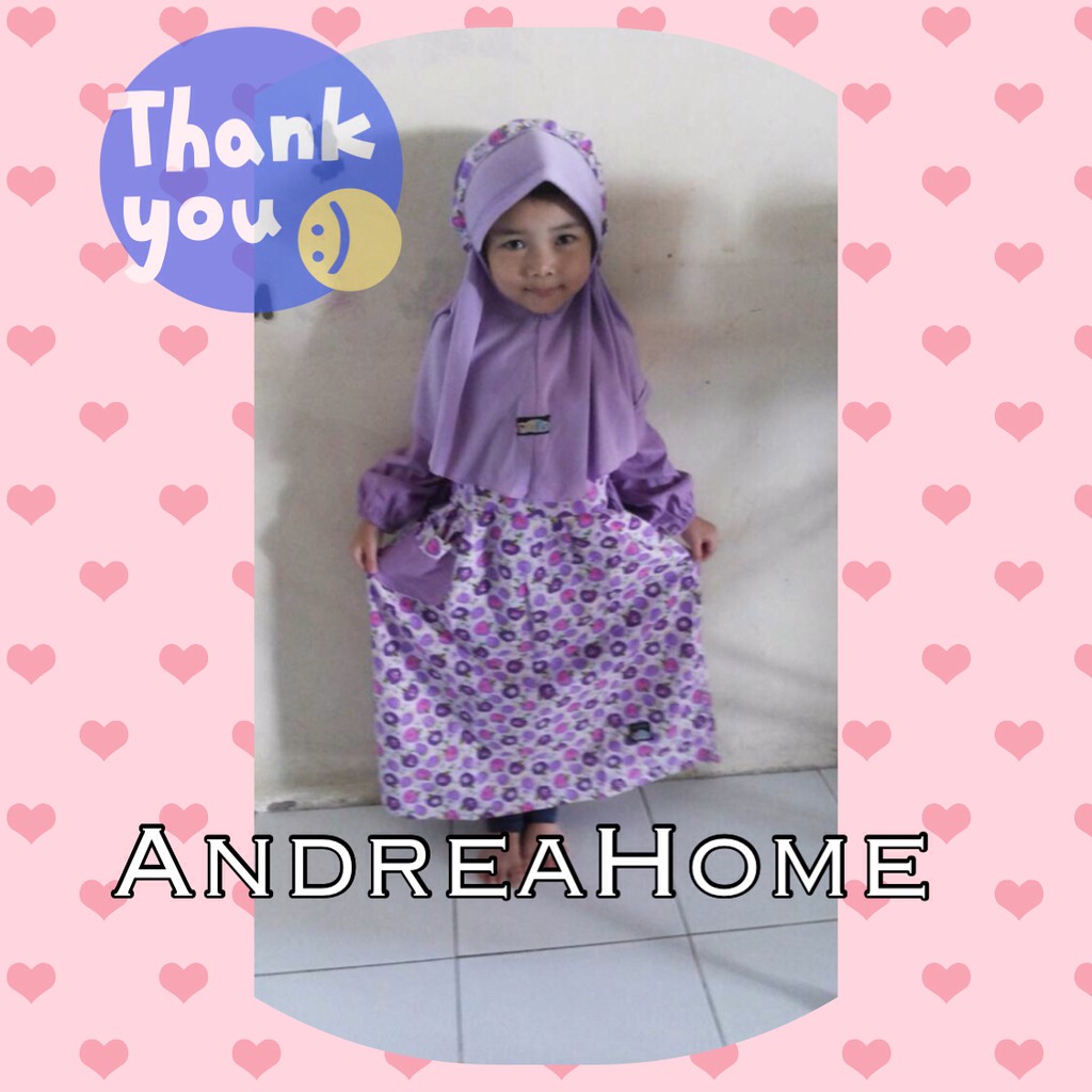 Terlaris Baju Gamis Anak Warna Ungu Shopee Indonesia