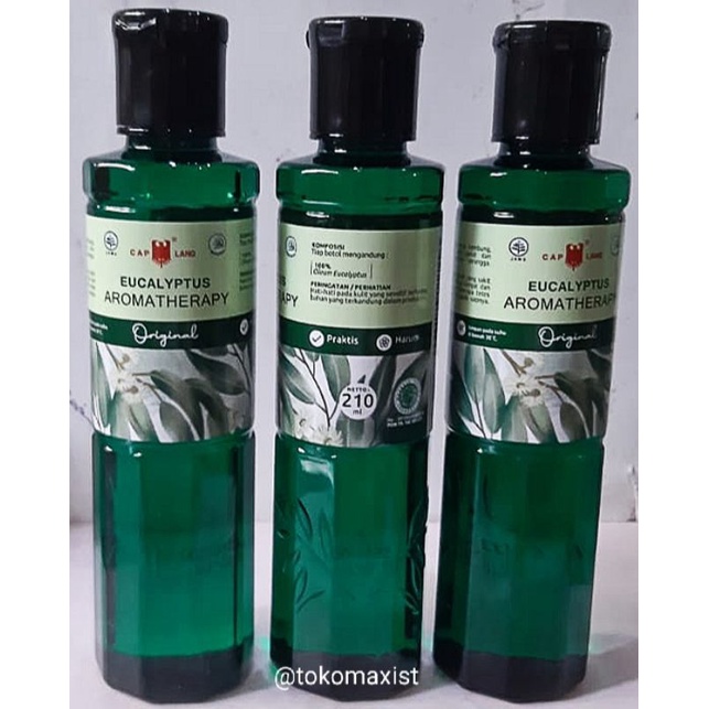 Jual minyak kayu putih ekaliptus 210ml cap lang aromatherapy eucalyptus