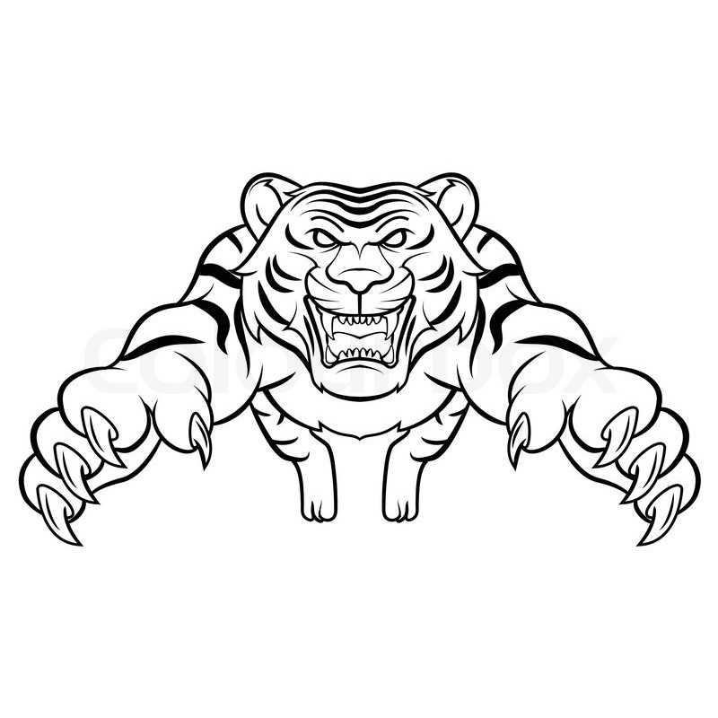 Lukisan kanvas seni dinding hitam putih harimau foto poster nordik da. Jual Cutting Sticker Mobil Gambar Harimau Keren Indonesia Shopee Indonesia