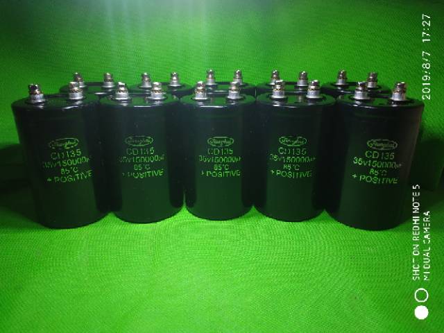 Kapasitor Capasitor Elko Elco 150000uf 35v 150000 Uf 35 Volt Original Jianghai Cd135