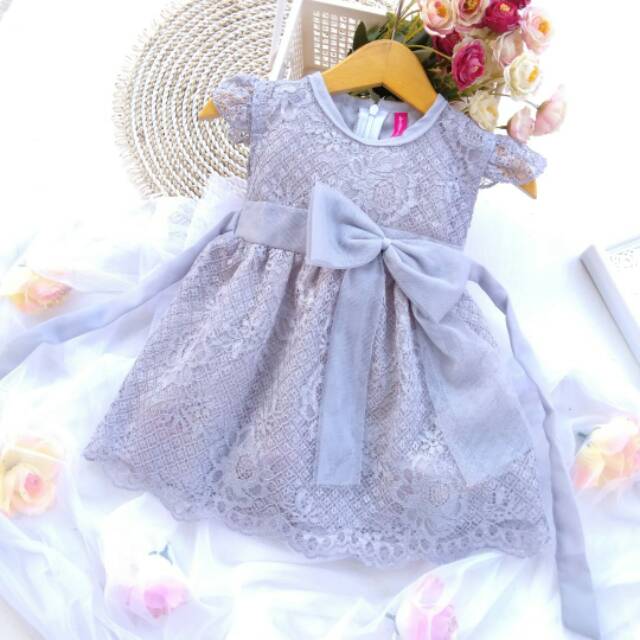 Dress tutu anak berbahan brokat, buat si kecil jadi pusat perhatian Terbaru Dress Brokat Untuk Bayi 3 24 Bulan Dan Anak 2 7 Tahun Shopee Indonesia
