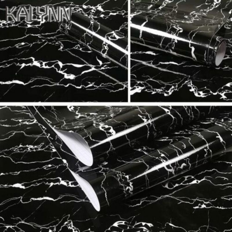 Jual Grosirmurah Wallpaper Sticker Dindibg Warna Dasar Hitam Motif Marmer Indonesia|Shopee Indonesia 800_X_800_jpg