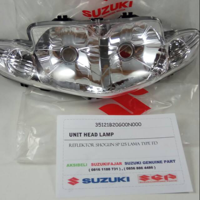 Tersedia ✓ gratis ongkir ✓ pengiriman sampai di . Reflektor/Lampu Depan Shogun 125 SP Lama type FD | Shopee