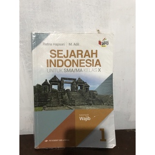 Buku Cetak Sejarah Kelas 10 Kelas X Kurikulum 2013 Erlangga Buku Alat Tulis Buku Pelajaran Di Carousell Tentu kita ketahui bersama bahwa pada tahun 2016 lalu buku k13 mengalami beberapa revisi namun revisi yang dilakukan tidak menyeluruh hanya sebagian saja.