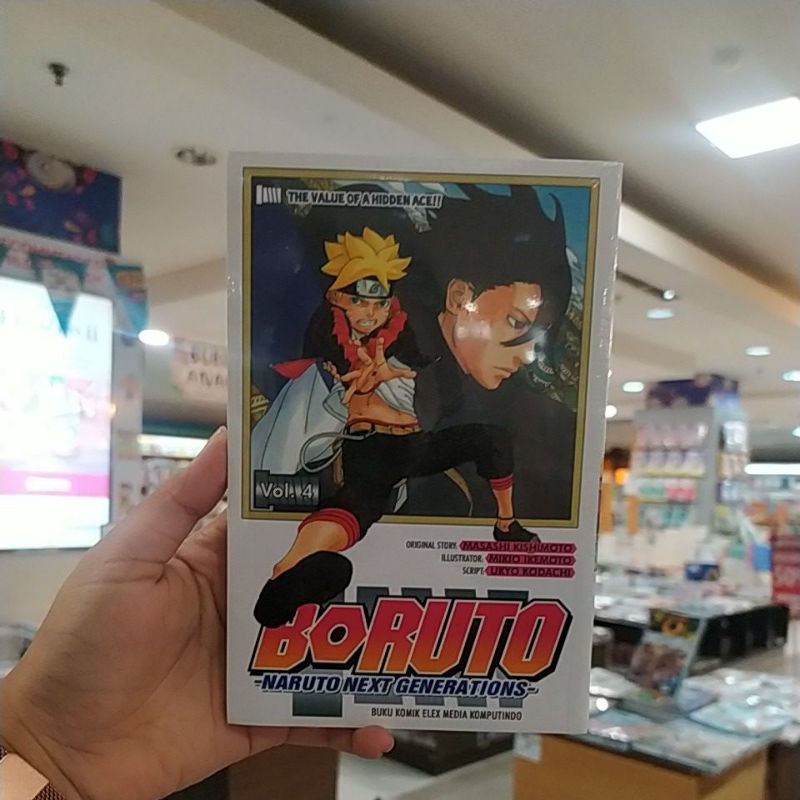 Mengkilat tanpa bingkai kode katalog: Boruto Naruto Next Generation Vol 4 Shopee Indonesia