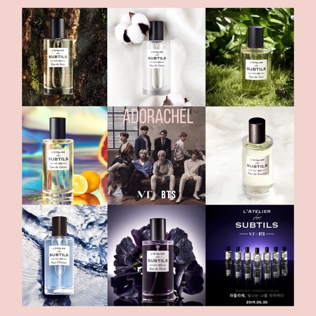 Created in collaboration with bts, this perfume collection delivers charming scents. Pre Order Parfume Bts X Vt L Atelier Des Subtils Shopee Indonesia