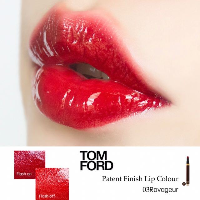 Tom ford patent lip color comes in 8 different shades: Tom Ford Patent Finish Lip Color 03 Ravageur Shopee Indonesia