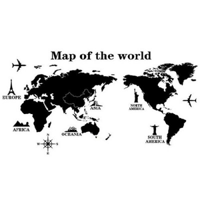 Temukan klip video peta dunia terbaik. Map Of The World Sticker Wallpaper Peta Dunia Shopee Indonesia