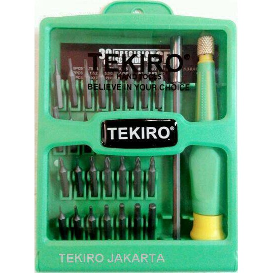 Obeng Elektronik Tekiro ' Obeng Laptop Hp - Jam Tekiro 30 Pcs | Shopee  Indonesia