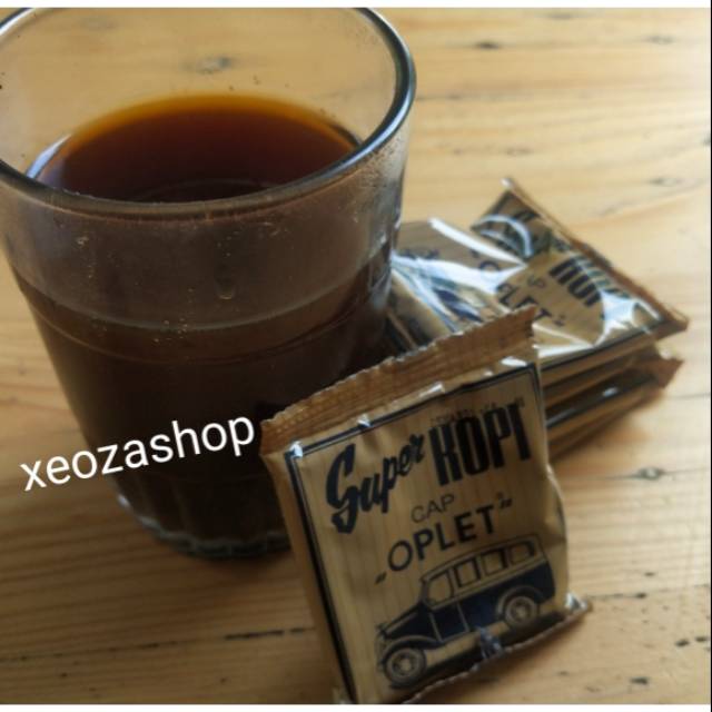 Selain kopi khas bogor cap liong bulan, sebenarnya ada kopi merek lain yang juga diproduksi di bogor yaitu kopi cap oplet. KOPI OPLET ISI 30 PCS SUPER ORIGINAL ENAK TANPA GULA ASLI MANTAP KOPI CAP OPLET KHAS BOGOR