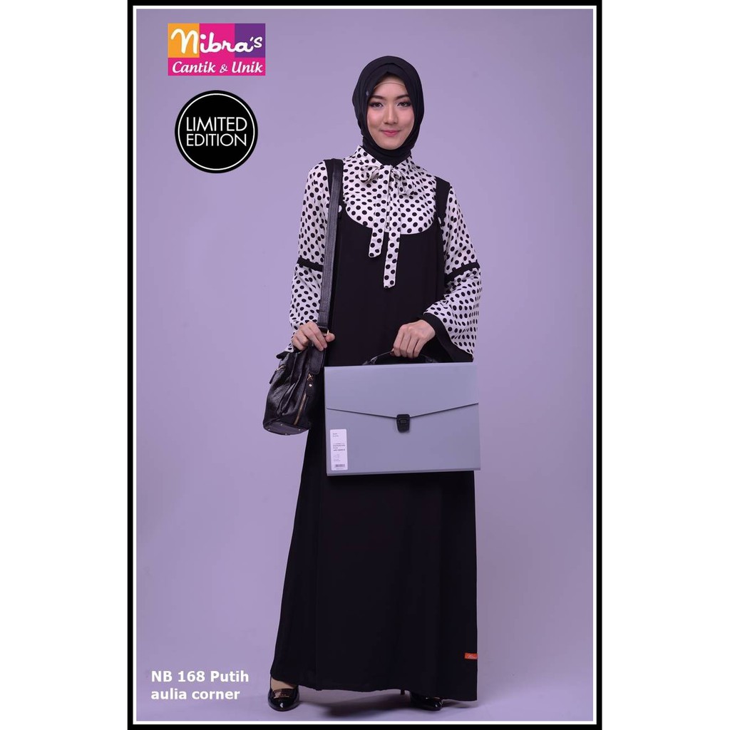 Grosir Gamis Murah Nibras Nb 168 Putih Gamis Ukuran Besar Model