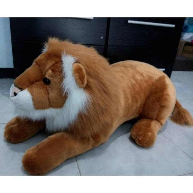 Boneka singa jumbo/boneka macan/boneka binatang/boneka mainan/mainan