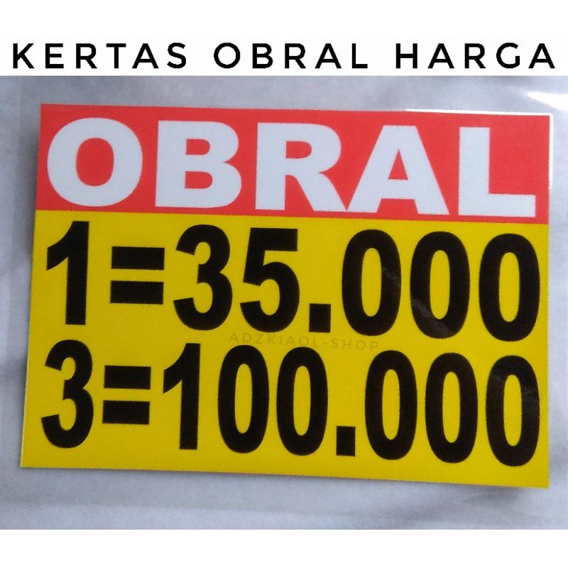 Kaos baju obral combed 30 distro tulisan saja pss sleman slemania. Kertas Obral Harga Tulisan Sesuai Gambar Shopee Indonesia