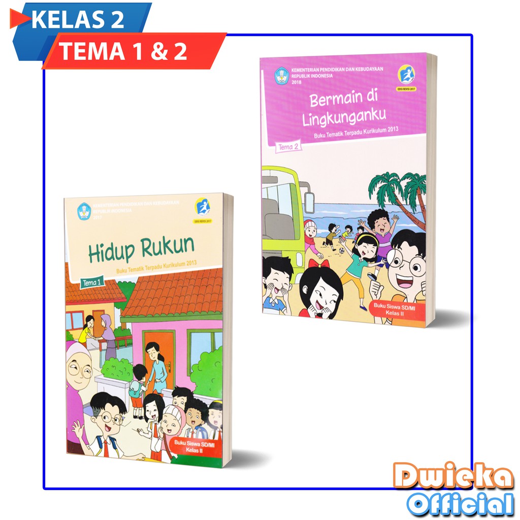 Buku Tema 2 Kelas 2 Bermain Di Lingkunganku – Berbagai Buku