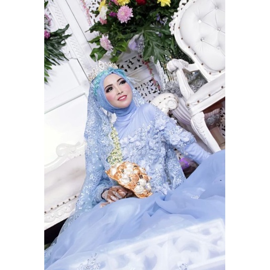 Kian fresh dan rapi dengan pilihan baju warna baby blue. Jual Gaun Pengantin Warna Baby Blue Shopee Indonesia
