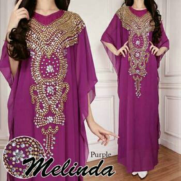 Kaftan Maroko Baju Gamis Baju Muslim Wanita Shopee Indonesia