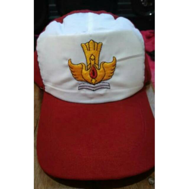 Jual BIJIAN topi sd - topi sekolah - topi upacara - topi seragam sekolah -  osis - seragam sd - topi anak Indonesia|Shopee Indonesia