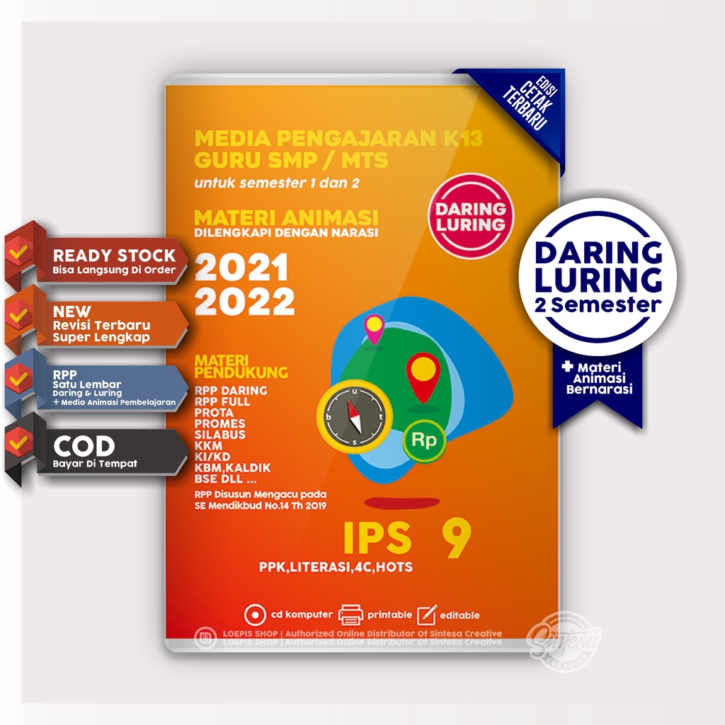 Struktur yang ditekankan meliputi klausa kata sifat dan frasa deskriptif, gerund dan infinitif, klausa dan frasa adverbial, penghubung kalimat, klausa kata benda, dan kondisi tidak nyata. Cd Rpp 1 Lembar Ips Smp Mts Kelas 9 Daring Dan Luring K13 Revisi Terbaru Sintesa Creative Shopee Indonesia