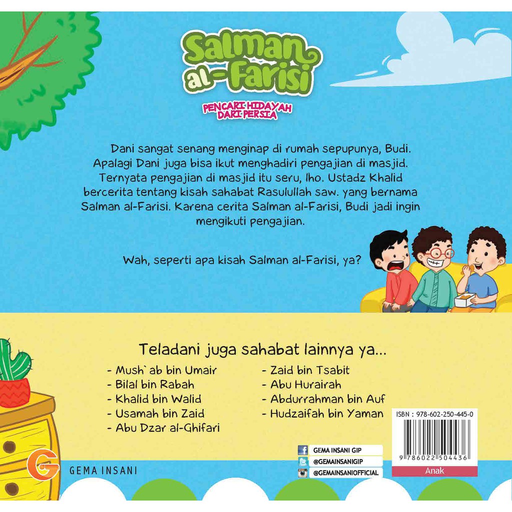 Tubagus ismail viii no.42a | kec. Kisah Salman Al Farisi