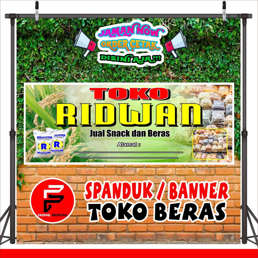 Jumlah bantuan sebanyak 15 kilogram (kg) per kpm setiap bulannya. Harga Spanduk Toko Beras Terbaru September 2021 Biggo Indonesia