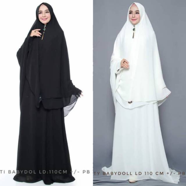 Real Pict Gamis Syari Murah Hajj Syari Set Gamis Jilbab Big Size