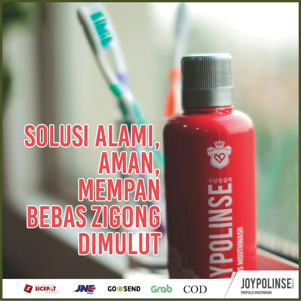 Obat Sakit Gigi Joypolinse Kumur Dan Obat Radang Gusi Shopee