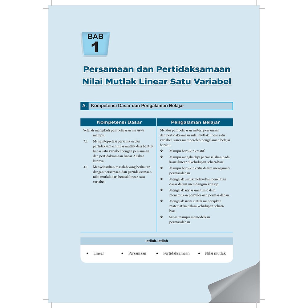 Jadi, harga mutlak atau nilai mutlak adalah suatu konsep dalam matematika yang menyatakan selalu positif. Jual Buku Matematika Sma Kelas 10 K13 Revisi Terbaru Indonesia Shopee Indonesia
