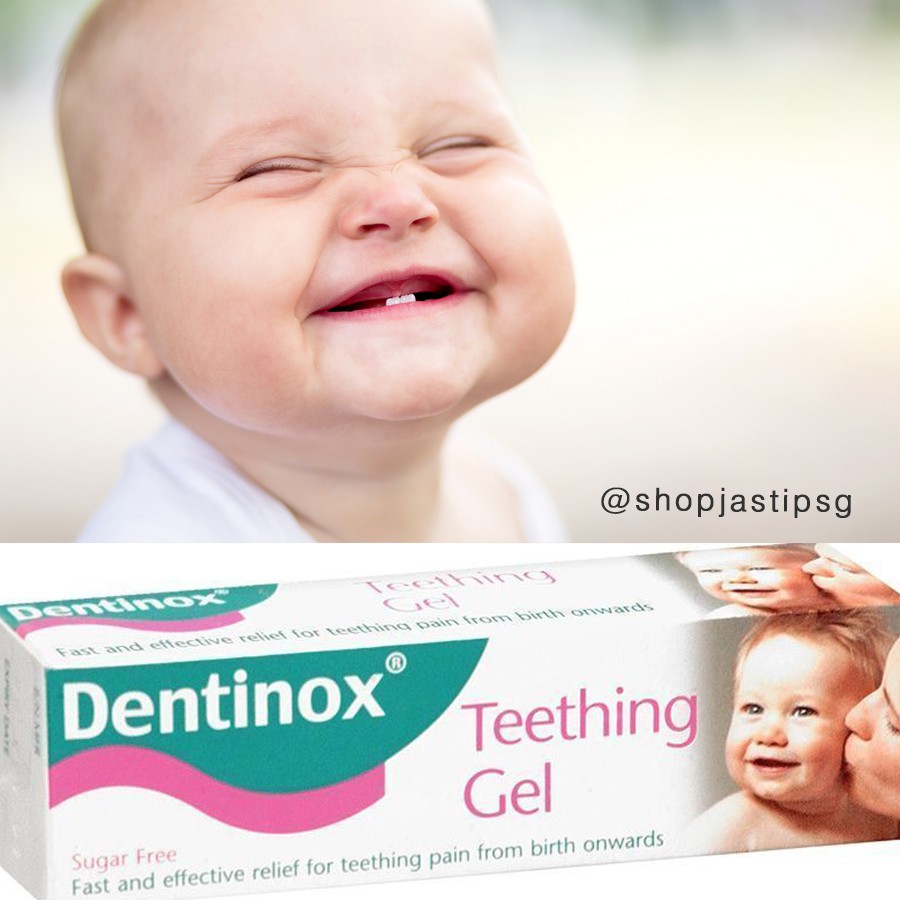 Dentinox Baby Teething Gel 15g Salep Pereda Rasa Sakit Demam