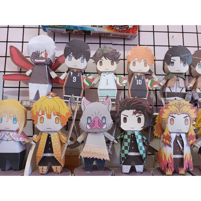 Papercraft designed and created by paperized crafts.subscribe and follow paperized . Jual Anime Papercraft Action Figure Anime Official Demon Slayer Jujutsu Kaisen Naruto Dr Stone Haikyuu Dazai Gojo Satoru Tokyo Revengers Mikey Tobio Attack On Titan My Hero Academia Hunterxhunter Black Clover Tokyo Ghoul