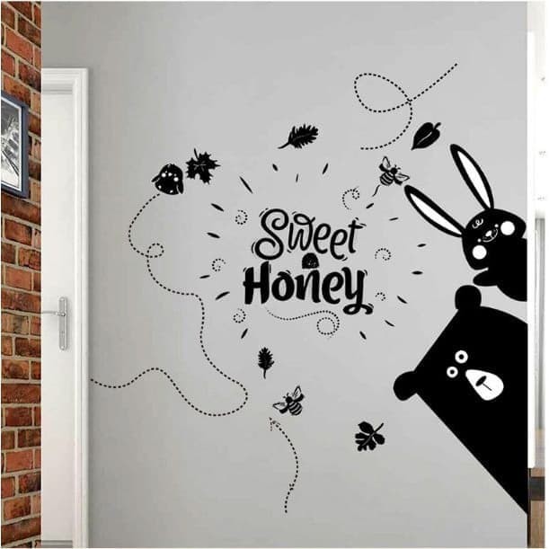 Hiasan dinding bunga wall dekor dekorasi hiasan gantung gambar anak kartun kids imut mdf kamar tidur ruang tamu, rp11.800 ; Jual Stiker Dinding 50x70cm Motif Karakter Kelinci Beruang Kartun Dekorasi Cantik Rumah Ruangan Kamar Indonesia Shopee Indonesia