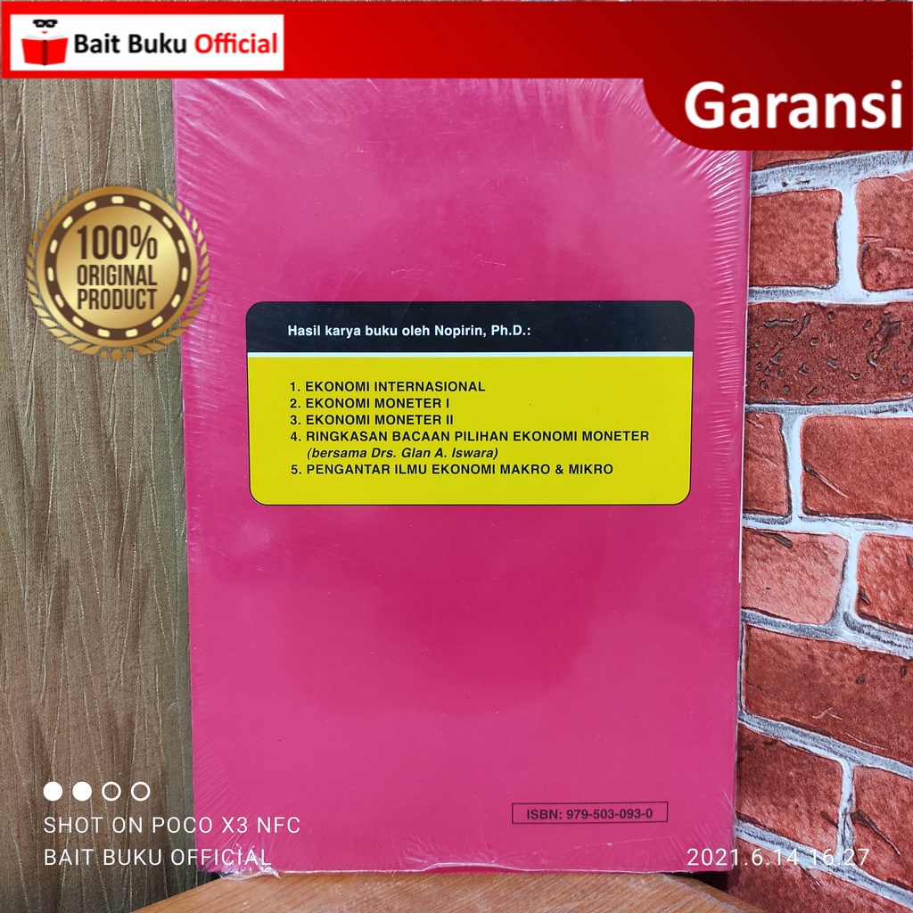 Sedangkan pendekatan moneter adalah pendekatan yang menganggap. Jual Ekonomi Internasional Edisi 3 Nopirin Indonesia Shopee Indonesia