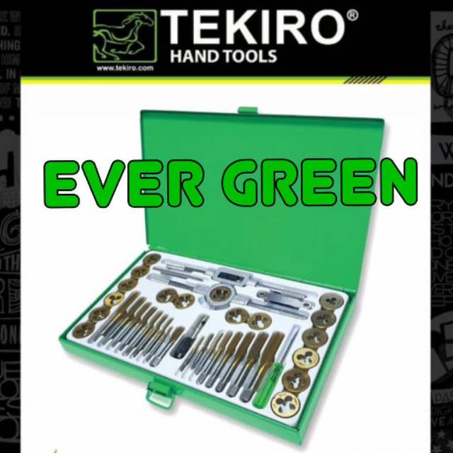 Tap dan snei ukuran metric: Tap Set Dan Snei Set 40 Pcs Tekiro Alat Hand Tap Drat Snai Drat 3 12 Mm Gagang Stang Mata Kunci T Shopee Indonesia