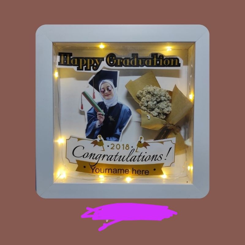 Conceptualising a female character can be a really complex task, especially if the base is made by directly sculpting in 3d without having a perfectly defined idea of the final result. Kado Wisuda Frame 3d Light Frame Dried Flower Kado Ultah Cewe Cowo Graduation Giftbox Shopee Indonesia