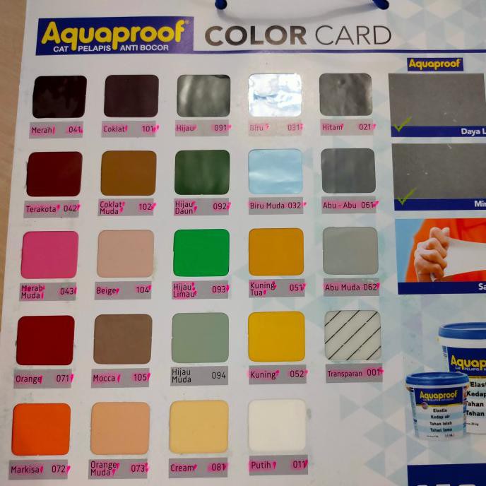 Cat pelapis anti bocor aquaproof 20 kg 20 kg/pail. Harga Aquaproof 5kg Cat Pelapis Anti Bocor Terbaru September 2021 Biggo Indonesia