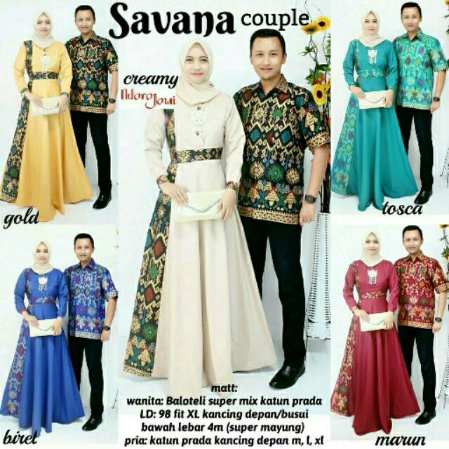 Shopashop Solo Savana Couple Kebaya Modern Gamis Syari Baju