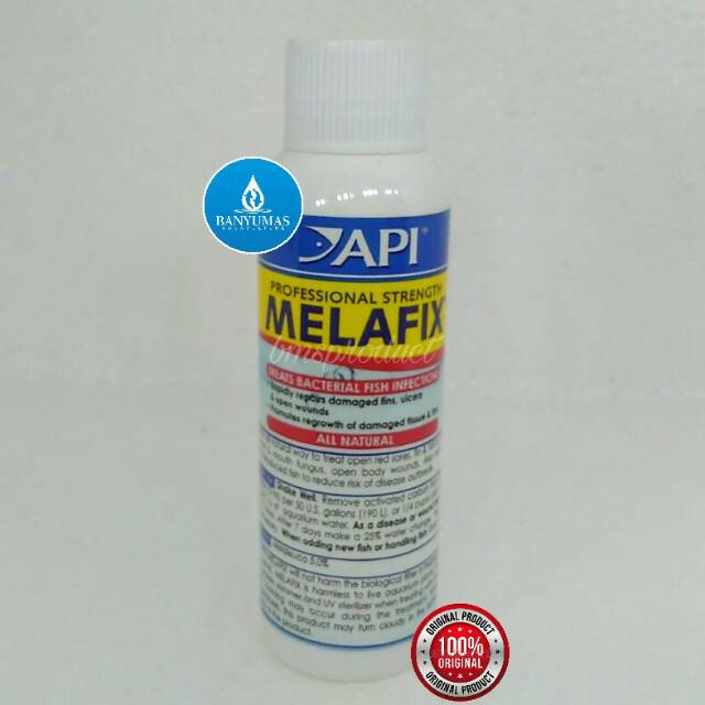 A064 Melafix Strength 100ml Obat Ikan Pop Eye Cloud Bengkak Busuk