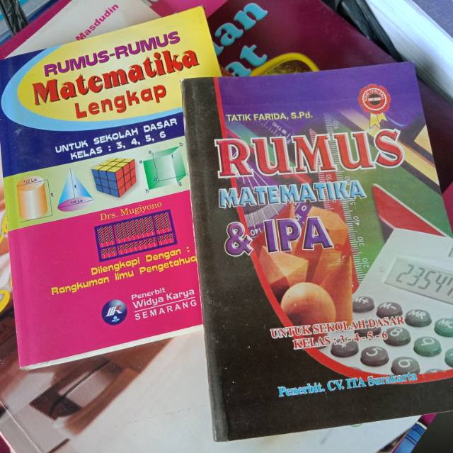 Dalam perkembangan ilmu pengetahuan dewasa ini, matematika dapat dikatakan sebagai ilmu dasar untuk menguasai berbagai macam ilmu pengetahuan, karena tanpa . Rumus Matematika Lengkap Rumus Matematika Ipa Widya Karya Shopee Indonesia