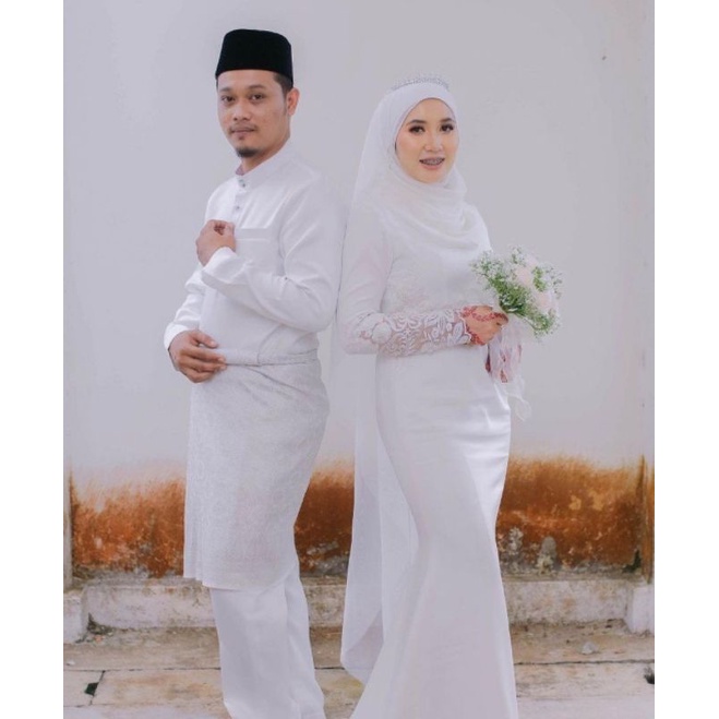 Karena di tokopedia kamu bisa menemukan koleksi baju akad nikah terbaru yang terupdate dan sedang hits saat ini. Jual Gaun Pengantin Muslimah Malaysia Melayu Gaun Walimah Gaun Akad Wedding Dress Muslimah Indonesia Shopee Indonesia