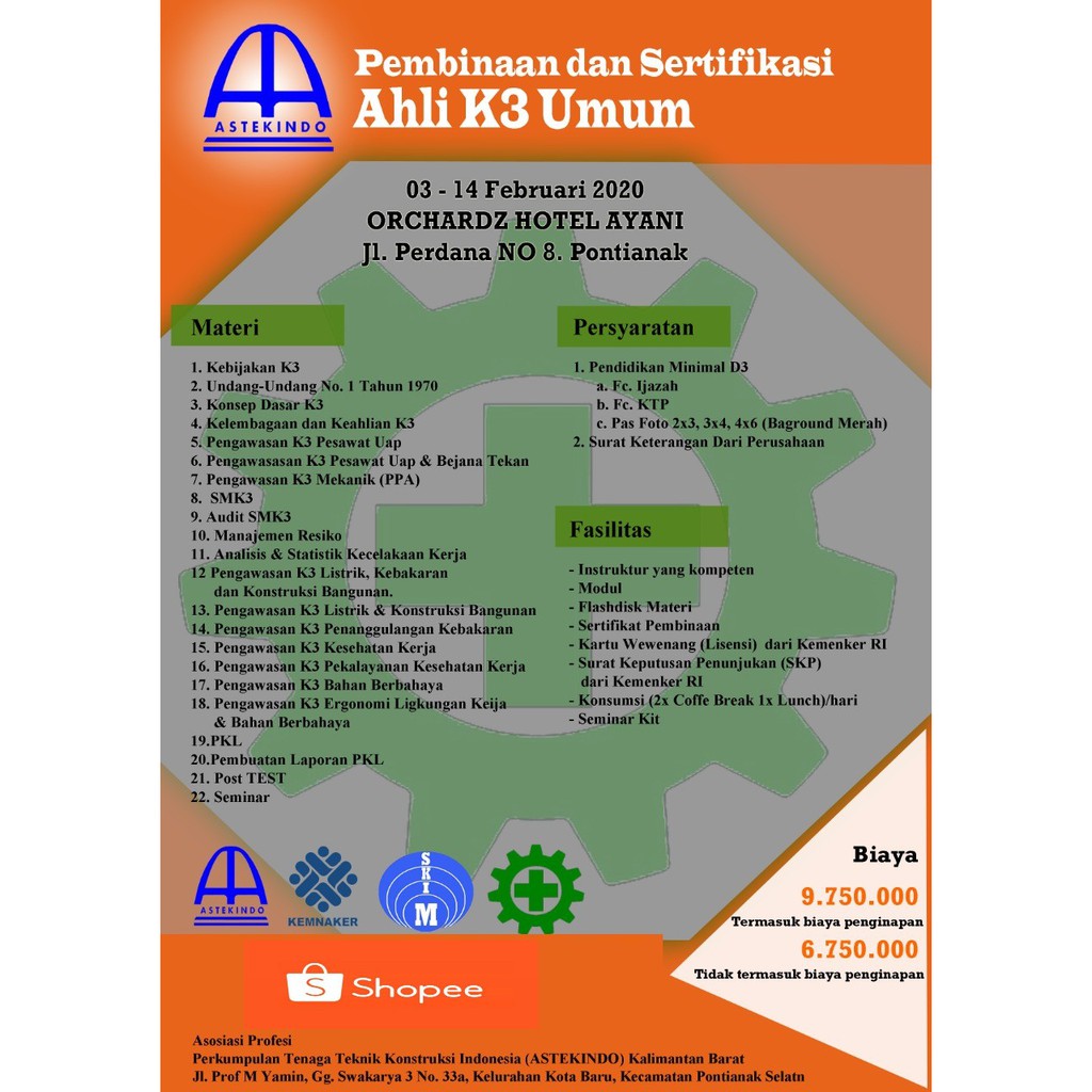 Mengapa training ahli k3 umum sertifikasi kemnaker ri tidak diperkenankan dengan. Pelatihan Dan Sertifikasi K3 Umum Pontianak Shopee Indonesia