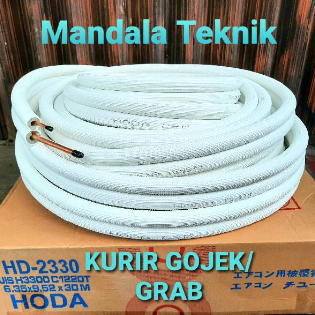 Daftar Harga Hoda Pipa Ac 1 4 X 3 8 Per 30 Meter Bhinneka Pipa AC Hoda 2021.