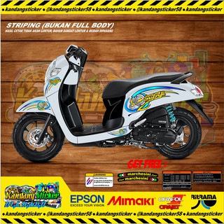 Stylish full set fi karbu lengkap 2019 2018 street new modifikasi new2019 . Striping Custom Scoopy Fi Esp New 2019 Mothai Babylook Kontes Thailook Shopee Indonesia