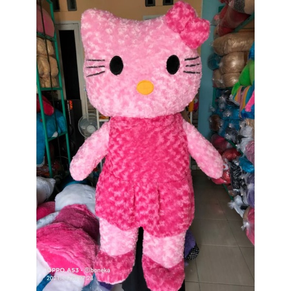 Jual boneka hello kitty jumbo 1 meter / boneka hello kitty murah