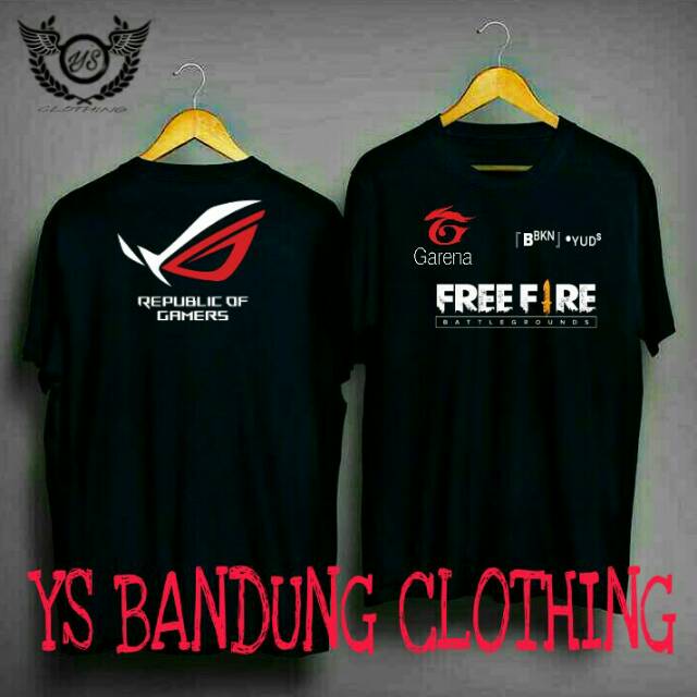 E sports jersey design on behance kaos logo keren kostum. Baju Kaos Tsthirt Republic Free Fire Terbaru Simple Keren Sb Clothing Shopee Indonesia