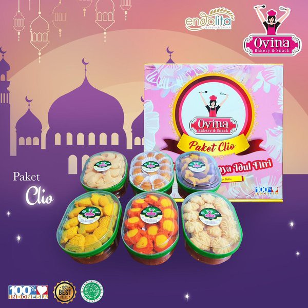 Kue paket lebaran 1 dus isi 6 toples kue kering aneka ragam dari sari harum. Jual Paket Kue Kering Lebaran Paket Clio Paket Dus Kue Kering Isi 6 Toples Indonesia Shopee Indonesia