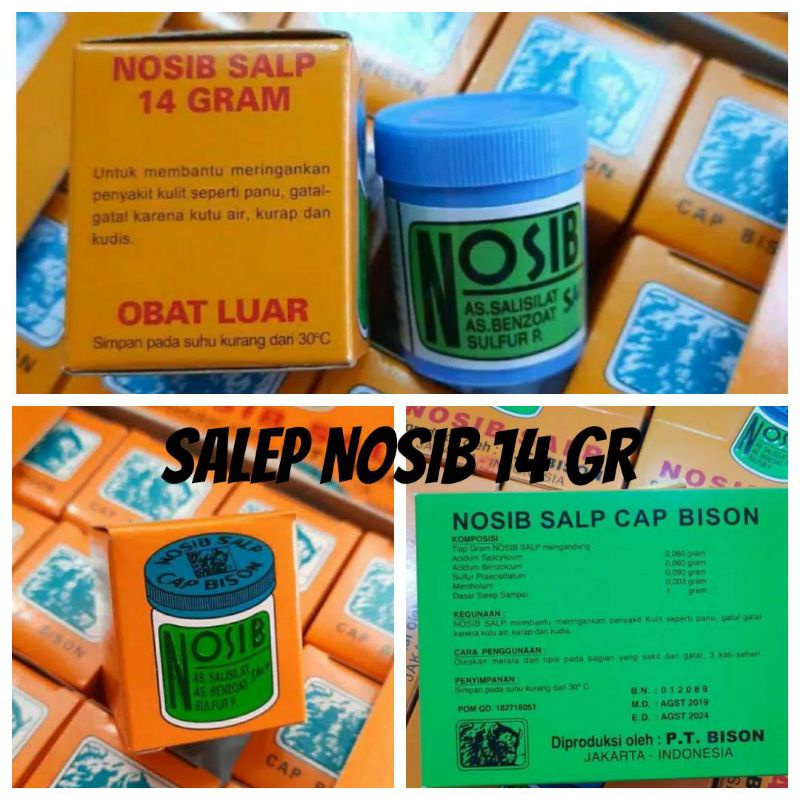 Nosib salp cap bison ampuh mengobati berbagai macam penyakit kulit (kudis . Jual Salep Gatal Salep Nosib 14gr Indonesia Shopee Indonesia