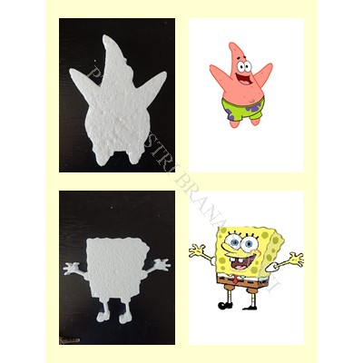 Jadi gambar tersebut tidak hanya sekedar menghibur tetapi juga memberikan . Styrofoam Character Styrofoam Mewarnai Spongebob And Patrick Shopee Indonesia