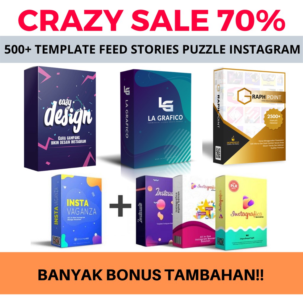 Graphpoint Template Feed Story Post Puzzle Grid Instagram Ig Fb Facebook Powerpoint File Shopee Indonesia