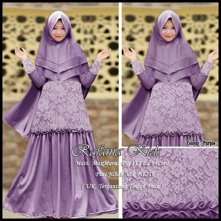 Terbaik Baju Gamis Wanita Syari Anak Rafania Terbaru Shopee