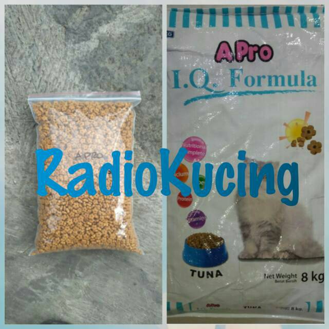 Apro A Pro Iq Formula Cat Food Makanan Kucing Repack