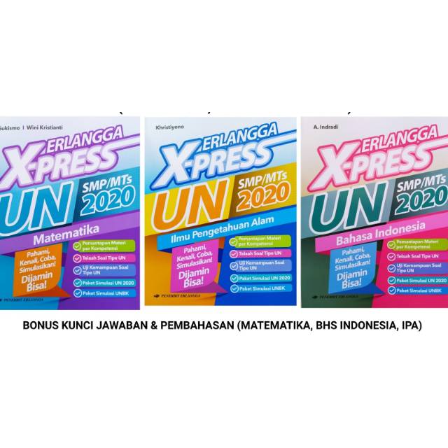 Kunci jawaban erlangga xpress un 2018 bahasa inggris smk pdf soal . Buku Erlangga Xpress Un Smp Mts 2020 Bhs Indonesi Ipa Matematika Dan Kunci Jawaban Shopee Indonesia